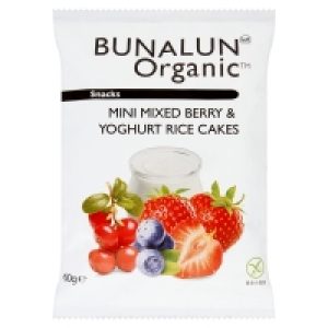 Bun Org Mini Mixed Berries & Yogurt Rice Cakes