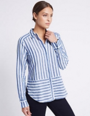 Linen Rich Striped Shirt 40.00 €