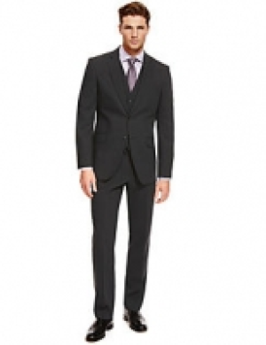 Big & Tall Charcoal Regular Fit Suit 200.00 €