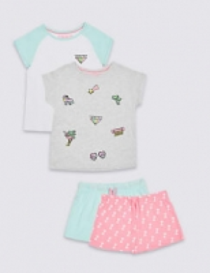 2 Pack Short Pyjamas (3-16 Years) 23.00 €