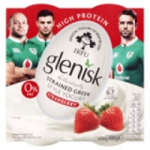 Glenisk Greek Protien 0% Fat Yogurt Range