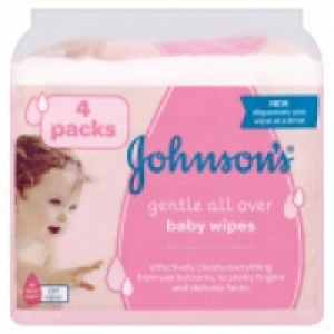 Johnsons Baby Wipes Gentle Cleansing/Sensitive