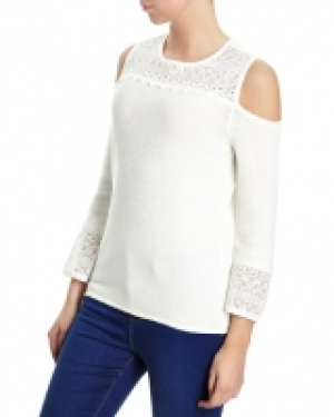Lace Cold Shoulder Jumper 25.00&nbsp;&euro;