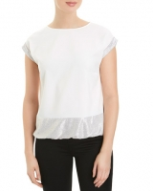 Drawstring Hem Foil Top 20.00&nbsp;&euro;