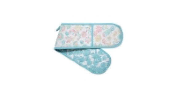 Aldi  Floral Double Oven Glove