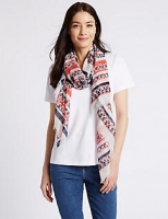Marks and Spencer  Nautical Print Scarf