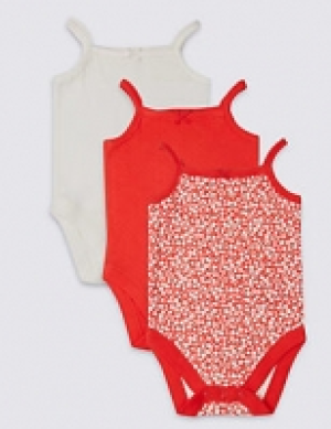 3 Pack Pure Cotton Bodysuits 16.00 €
