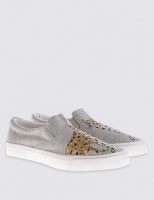 Marks and Spencer  Kids Leopard Print Trainers