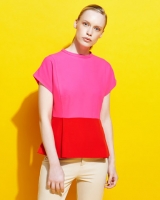 Dunnes Stores  Lennon Courtney at Dunnes Stores Colour Block Top