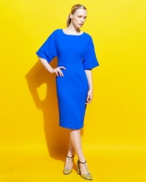 Dunnes Stores  Lennon Courtney at Dunnes Stores Cobalt Big Sleeve Dress