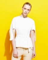 Dunnes Stores  Lennon Courtney at Dunnes Stores White Belted Top