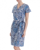 Dunnes Stores  Printed Wrap Front Dress