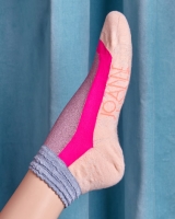 Dunnes Stores  Joanne Hynes Pink Lurex Socks