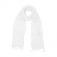 Dunnes Stores  Lace Border And Tassel Scarf