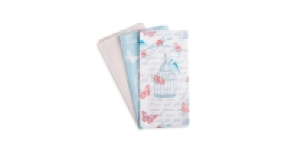 Aldi  Bird Cage Tea Towels 3-Pack