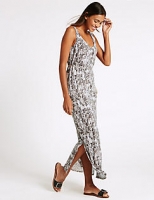 Marks and Spencer  Printed Maxi Dress with Belt