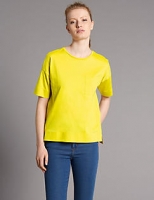 Marks and Spencer  Pure Cotton Round Neck Half Sleeve T-Shirt