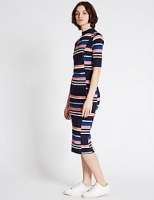 Marks and Spencer  Striped Bodycon Dress