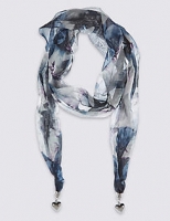 Marks and Spencer  Floral Print Scarf Necklace