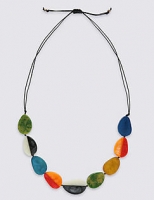 Marks and Spencer  Oval Flat Cord Necklace