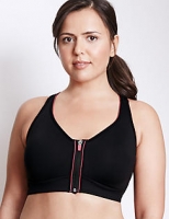 Marks and Spencer  Post Surgery Extra High Impact Zip Front Non-Wired Sports Br