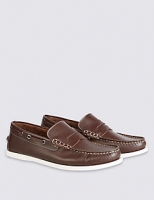 Marks and Spencer  Leather Slip-on Shoes