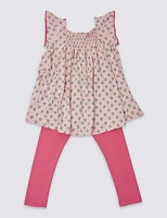 Marks and Spencer  2 Piece Top & Leggings Outfit (3 Months - 5 Years)