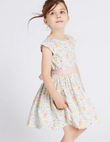 Marks and Spencer  Pure Cotton Peppa Pig Dress with Belt (1-5 Years)