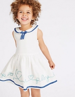 Marks and Spencer  Pure Cotton Slogan Dress (3 Months - 5 Years)
