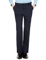 Marks and Spencer  Supercrease Boys Slim Leg Trousers with Triple Action Storm