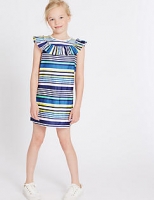 Marks and Spencer  Pure Cotton Striped Dress (3-14 Years)