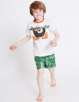 Marks and Spencer  Printed Short Pyjamas (9 Months - 8 Years)