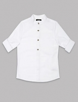 Marks and Spencer  Cotton Blend Shirt (3-14 Years)