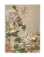 Marks and Spencer  Pure Wool Painterly Floral Rug