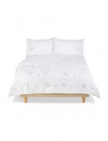 Marks and Spencer  Floral Cord Embroidered Bedding Set