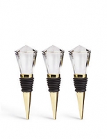Marks and Spencer  Hollywood 3 Pack Diamond Bottle Stoppers