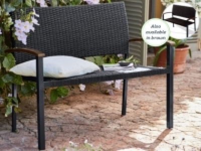 FLORABEST® Wicker Garden Bench