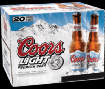 Coors Light Bottle Pack 20 x 330ml 23.00 €