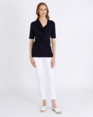 Carolyn Donnelly The Edit Drape Front Top