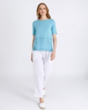 Carolyn Donnelly The Edit Linen Hem T-Shirt