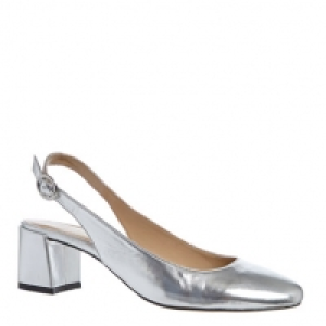 Metallic Slingback Shoes
