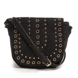 Eyelet And Stud Cross Body Bag