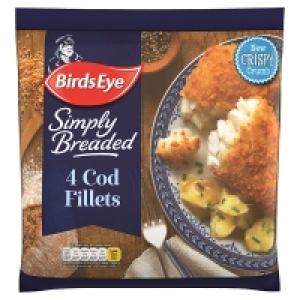 Birds Eye 4 Cod Fillets In Crumb 4.00&nbsp;&euro;