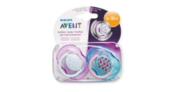 Floral 6-18 Months Soothers 2-Pack