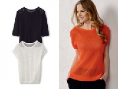 ESMARA&reg; Ladies Crochet Style Jumper