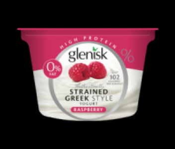 Glenisk Protein Greek Style Raspberry Single 150g