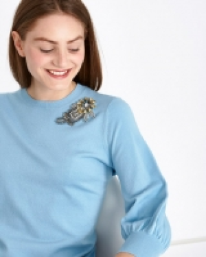 Savida Crystal Motif Jumper