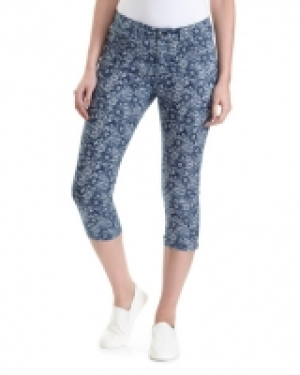 Printed Crop Trousers