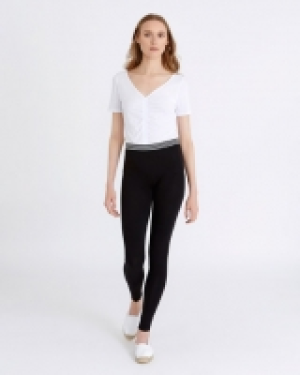 Carolyn Donnelly The Edit Stripe Trim Leggings