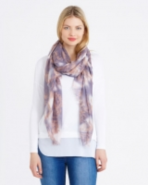 Gallery Blurred Floral Print Scarf